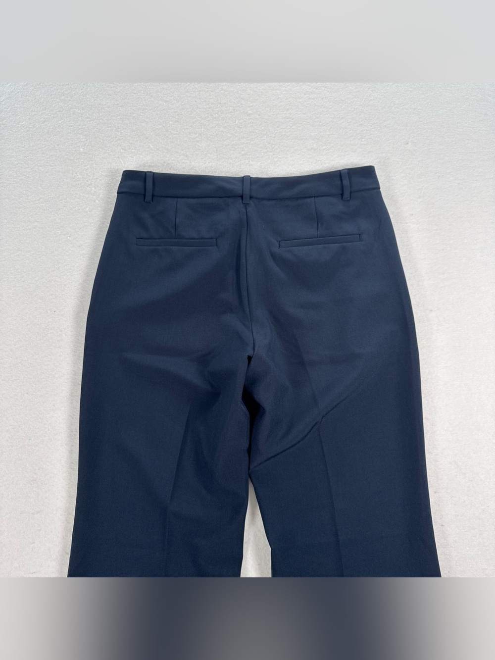 Banana Republic High Rise Bootcut Trousers Women 8 Petite Sculpted Stretch Blue - Picture 4 of 8